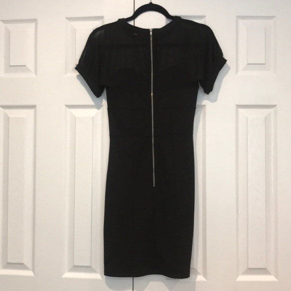 Robbi and Nikki Black Sheer Mini Black Dress XS - Picture 5 of 6